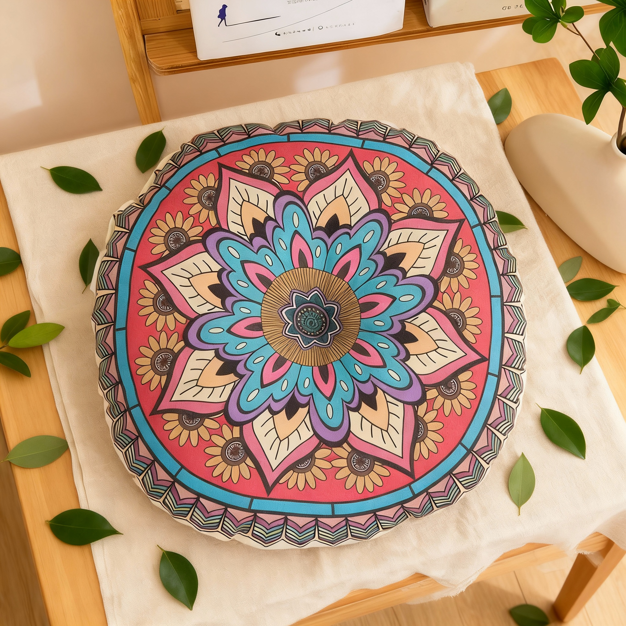 Mandala Sitzkissen