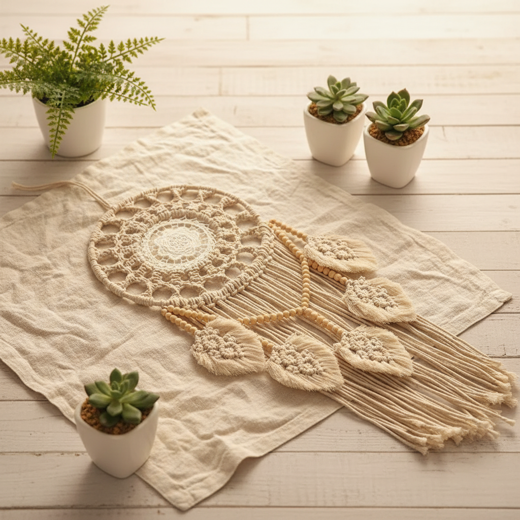 Makramee Lunara – Für friedvolle Träume