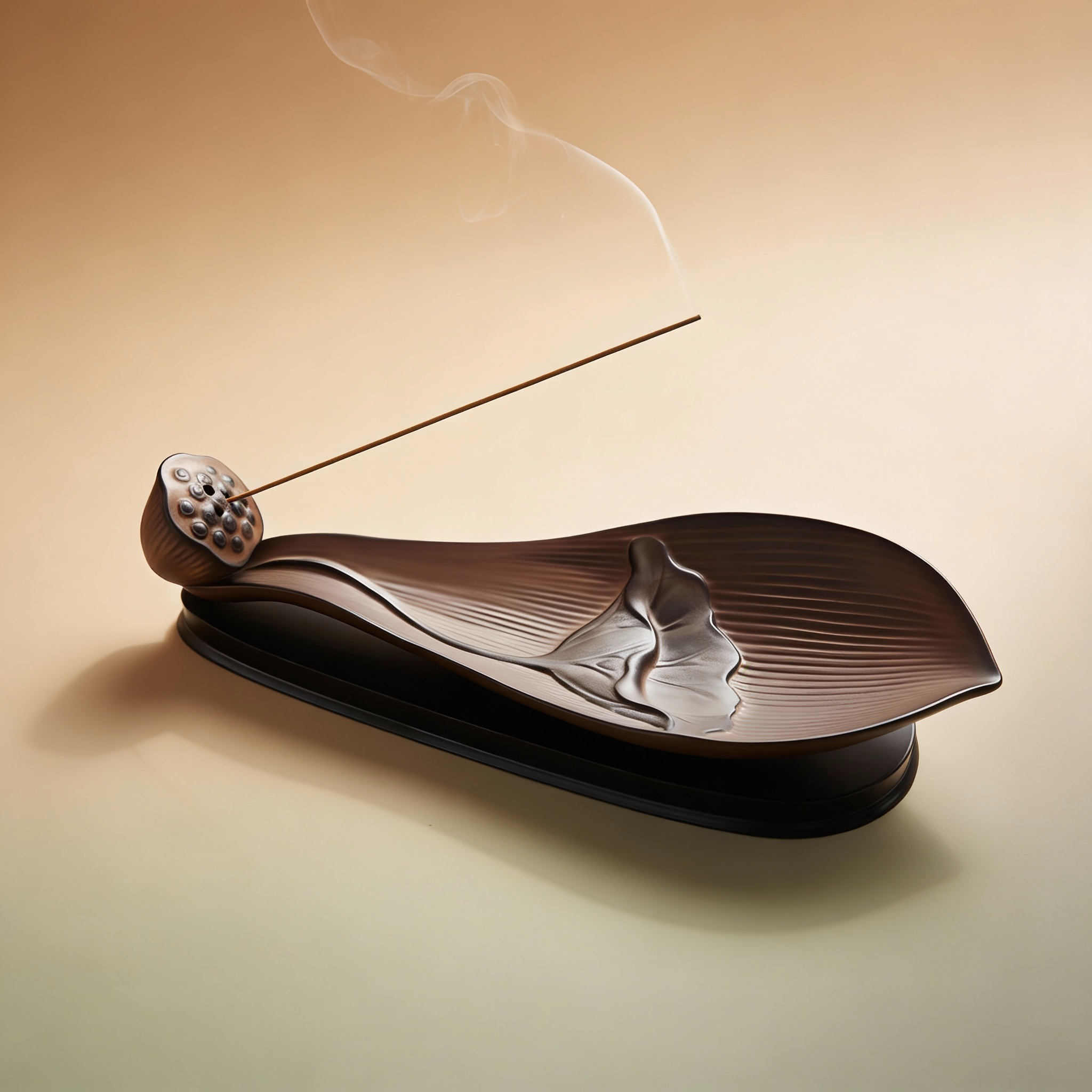 Lotus Keramik Räucherstäbchenhalter