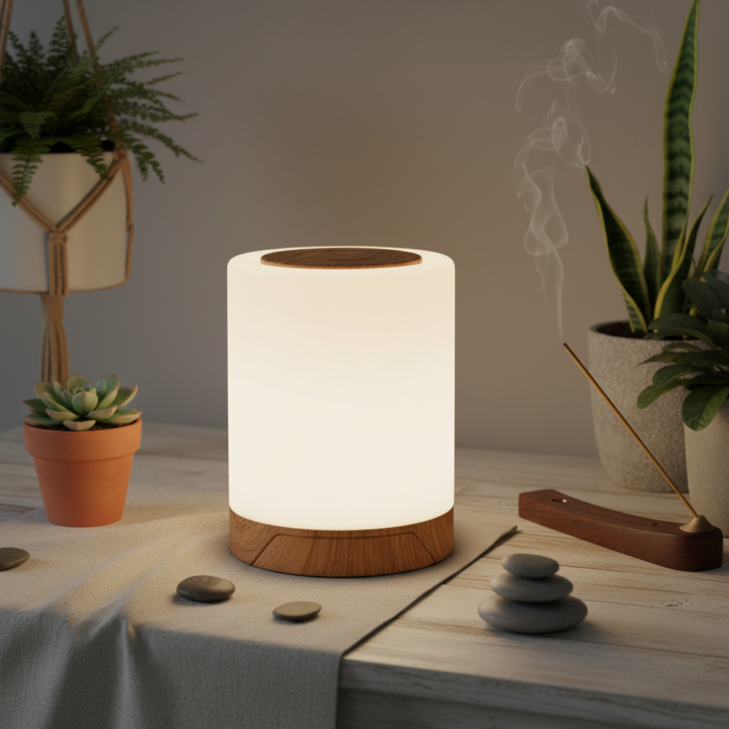 Touch Glow – Tragbare Tischlampe mit Touch-Steuerung